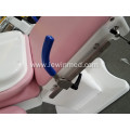 Dual control switch obstetric examination bed
